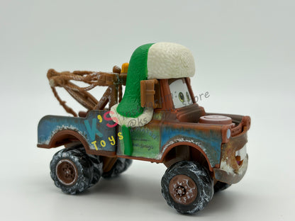PRE-OWNED / LOOSE DISNEY PIXAR CARS - “WHEE-HOO MATER" - WINTER SERIES - GOOD CONDITION
