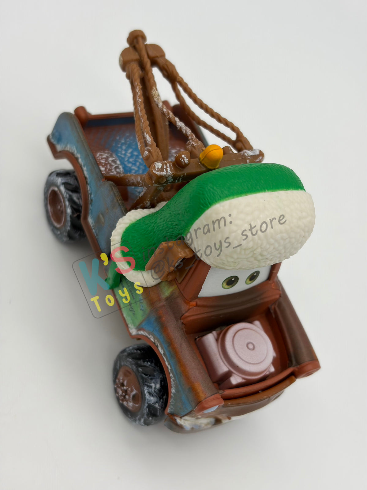 PRE-OWNED / LOOSE DISNEY PIXAR CARS - “WHEE-HOO MATER" - WINTER SERIES - GOOD CONDITION