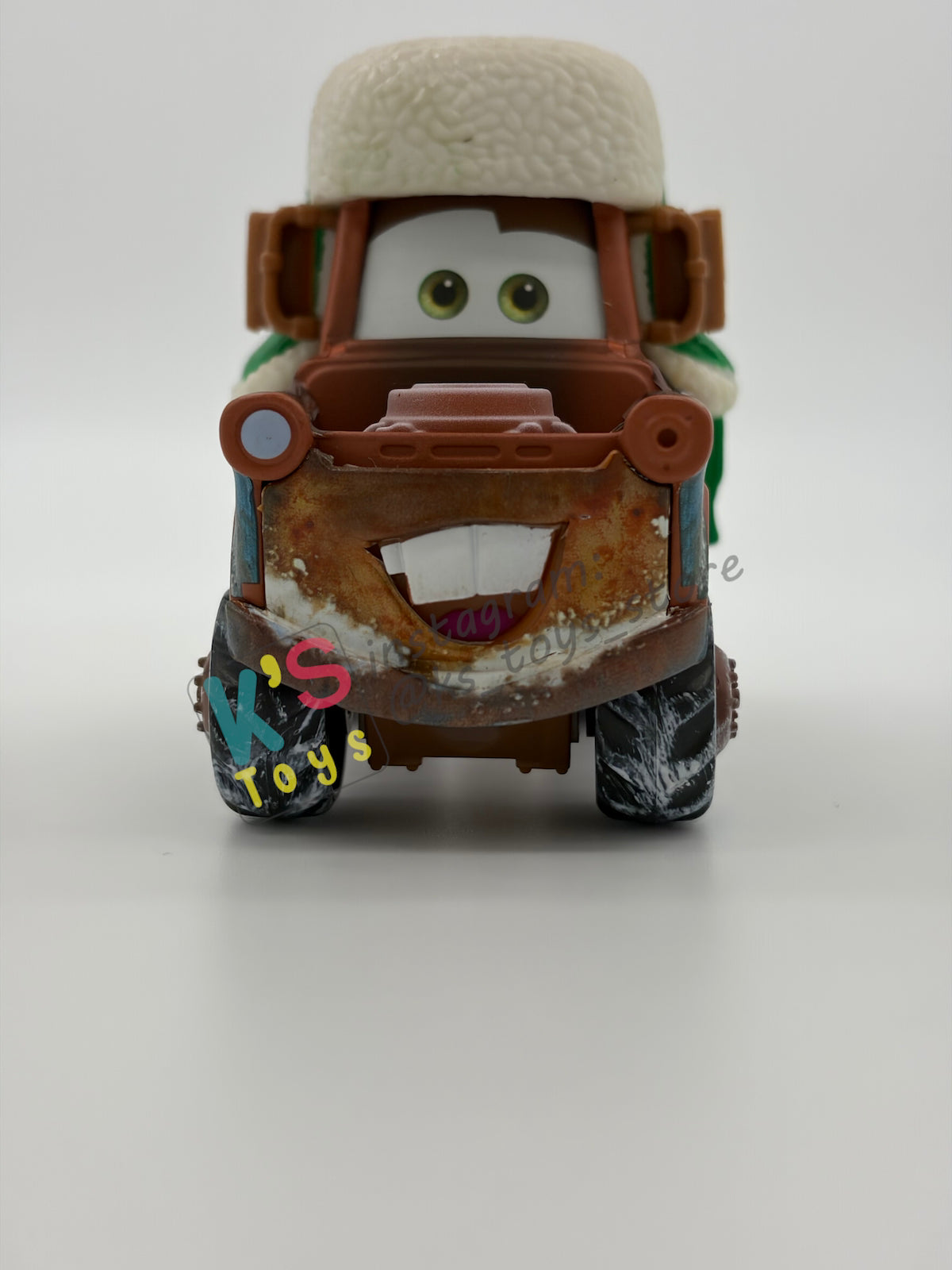 PRE-OWNED / LOOSE DISNEY PIXAR CARS - “WHEE-HOO MATER" - WINTER SERIES - GOOD CONDITION