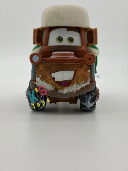 PRE-OWNED / LOOSE DISNEY PIXAR CARS - “WHEE-HOO MATER" - WINTER SERIES - GOOD CONDITION