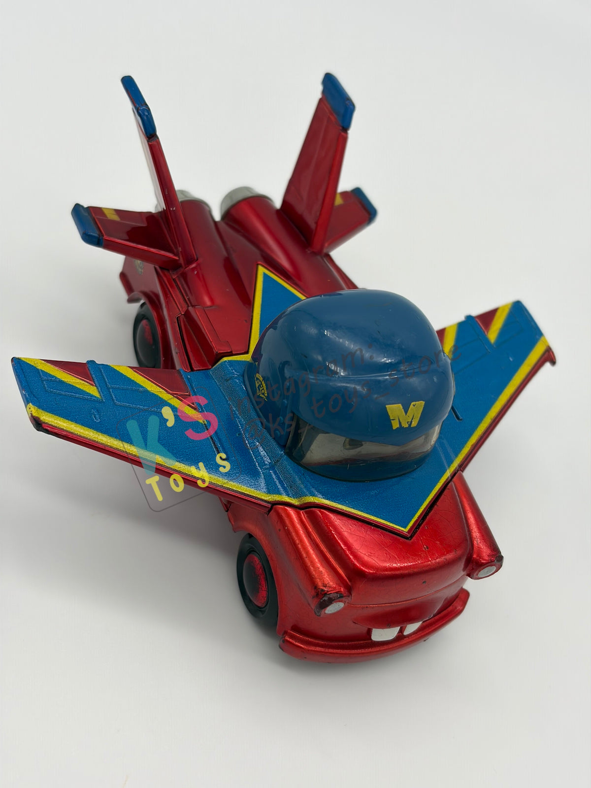 PRE-OWNED / LOOSE DISNEY PIXAR CARS 1:55 BY MATTEL - "HAWK MATER WITH METALLIC FINISH" EXCLUSIVE 2-PACKS TAKE FLIGHT - GOOD CONDITION