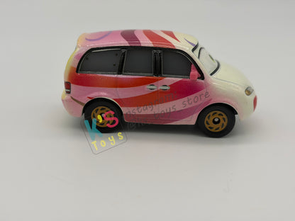 PRE-OWNED / LOOSE DISNEY PIXAR CARS - CLAIRE GUNZ'ER - CARS ON THE ROAD "SHOW TIME" - EXCELLENT CONDITION