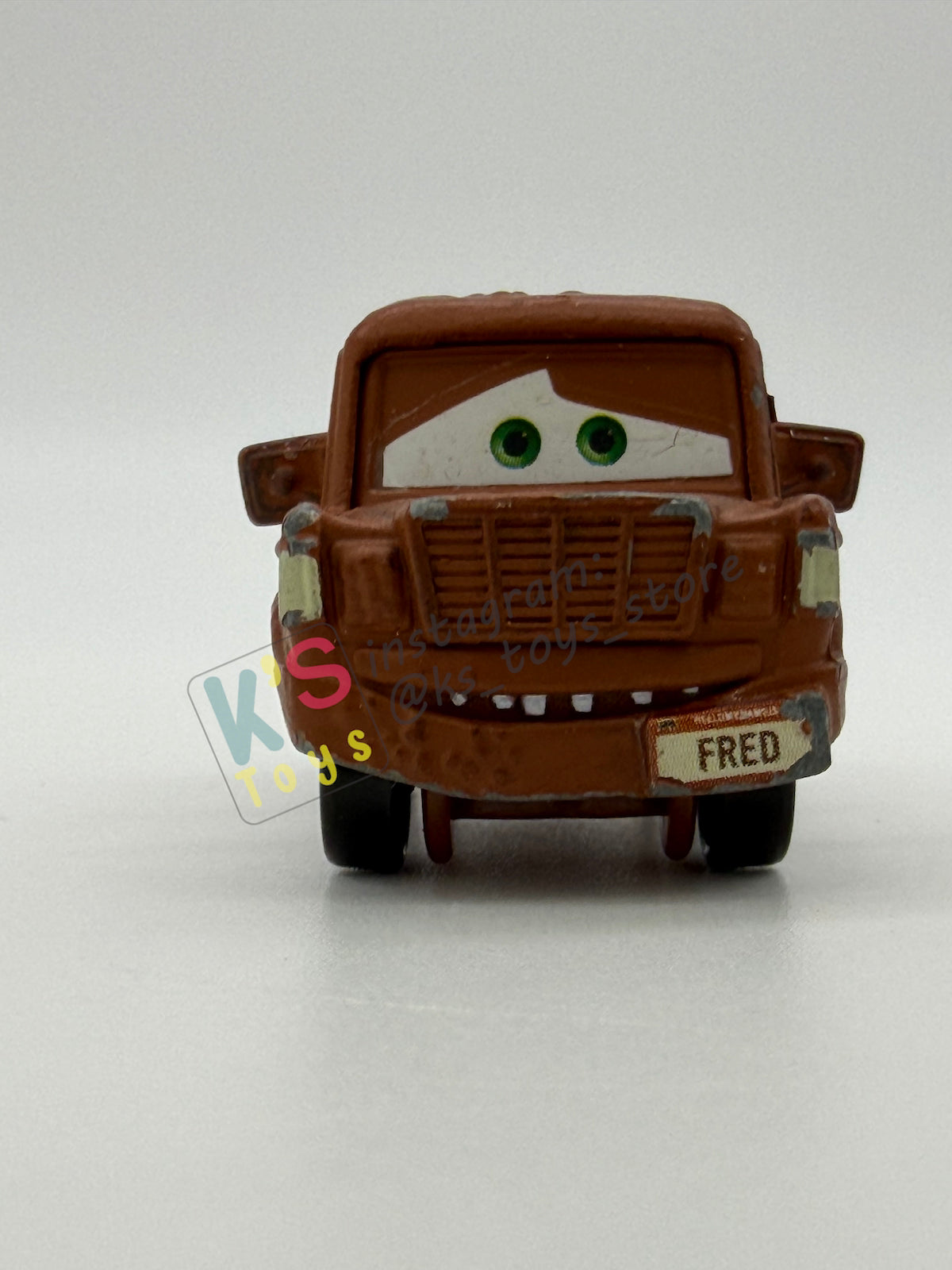 PRE-OWNED / LOOSE DISNEY PIXAR CARS 1:55 BY MATTEL - "FRED (TINY SIZE)" CARS SERIES - GOOD CONDITION