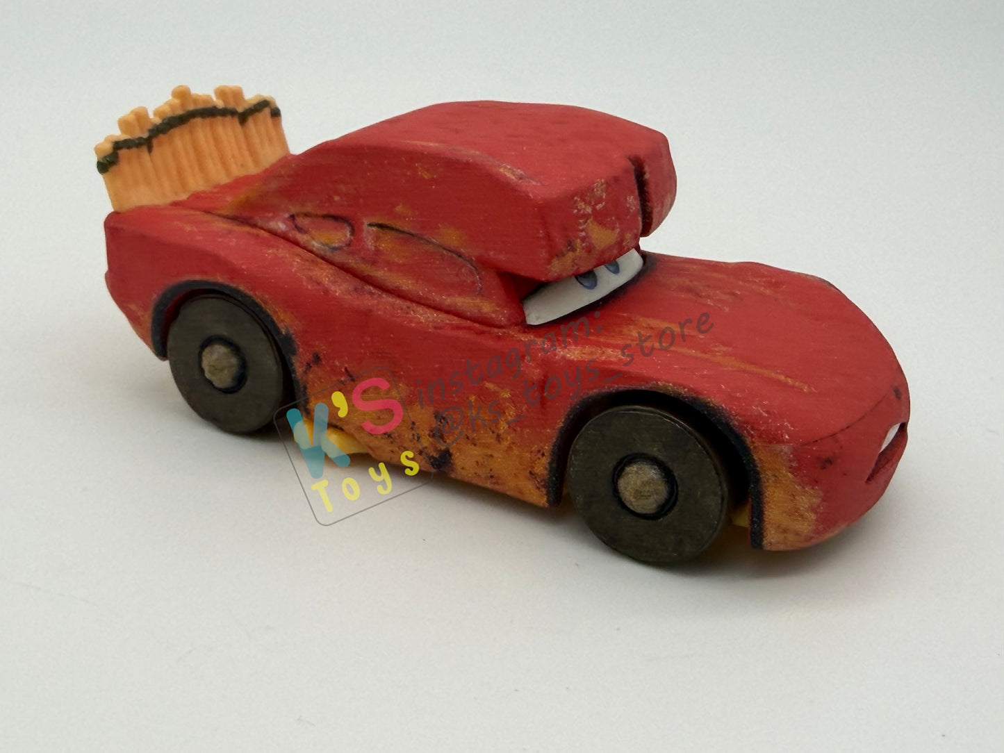 PRE-OWNED / LOOSE DISNEY PIXAR CARS - “CAVE LIGHTNING MCQUEEN" - CARS ON THE ROAD SERIES - NEAR MINT CONDITION