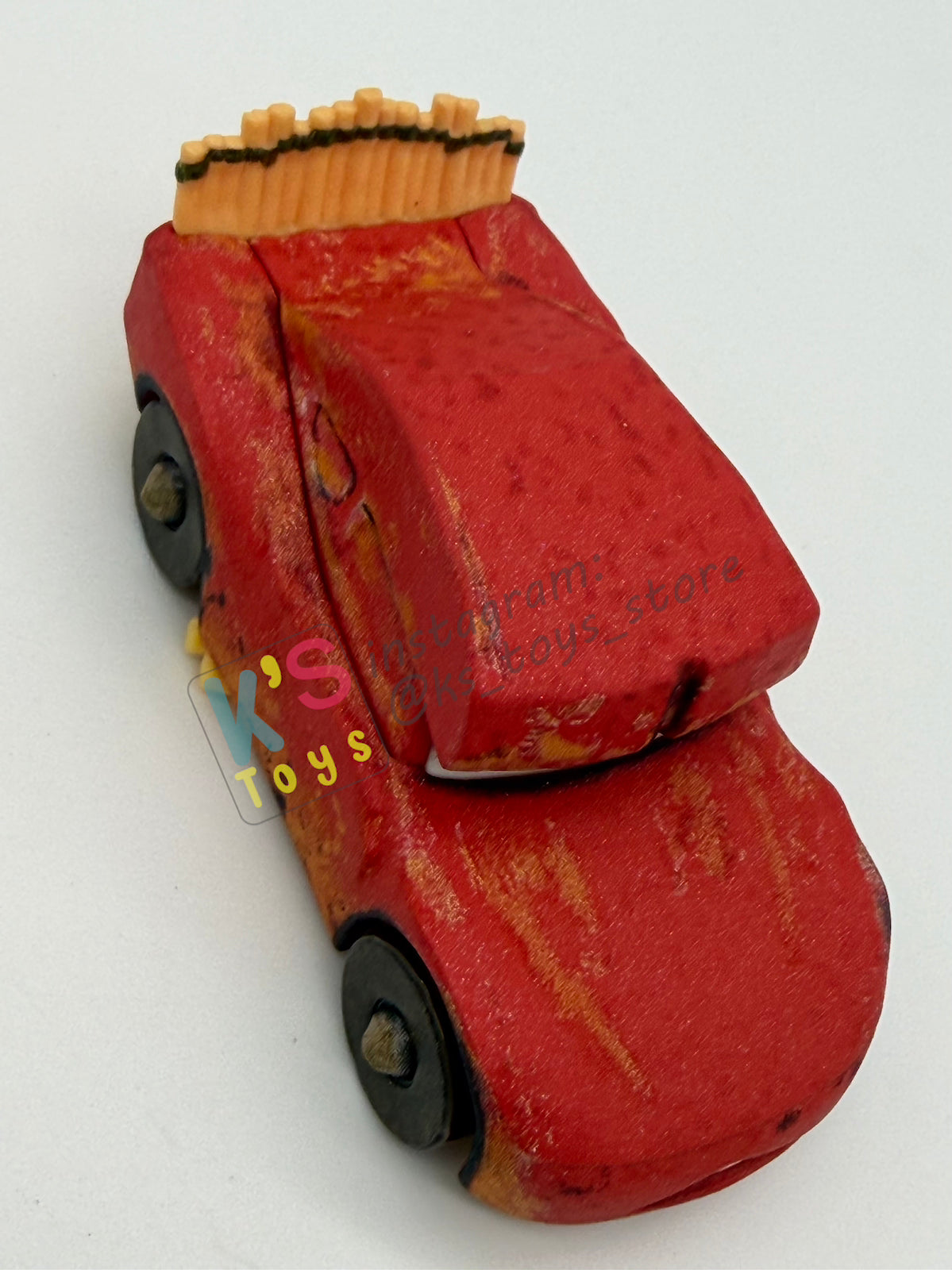 PRE-OWNED / LOOSE DISNEY PIXAR CARS - “CAVE LIGHTNING MCQUEEN" - CARS ON THE ROAD SERIES - NEAR MINT CONDITION