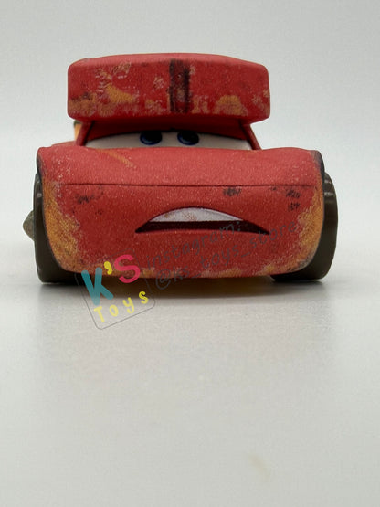 PRE-OWNED / LOOSE DISNEY PIXAR CARS - “CAVE LIGHTNING MCQUEEN" - CARS ON THE ROAD SERIES - NEAR MINT CONDITION