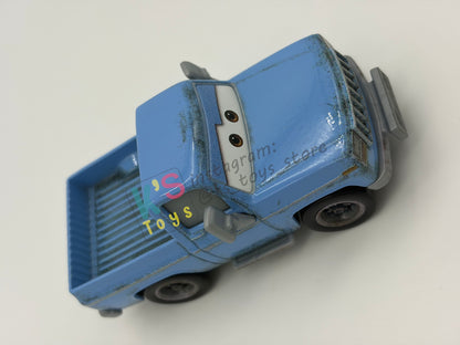 PRE-OWNED / LOOSE DISNEY PIXAR CARS 1:55 BY MATTEL - "BARNEY CONES" CARS ON THE ROAD - NEAR  MINT CONDITION