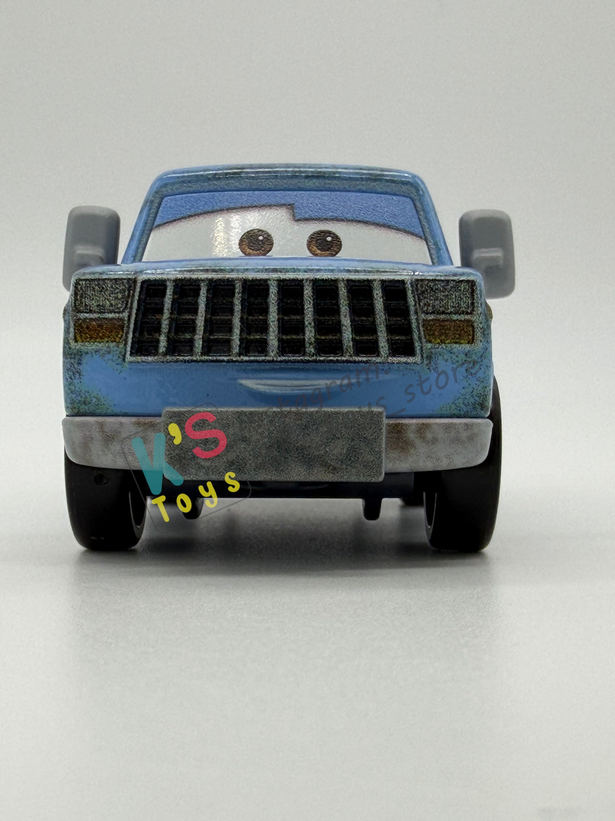 PRE-OWNED / LOOSE DISNEY PIXAR CARS 1:55 BY MATTEL - "BARNEY CONES" CARS ON THE ROAD - NEAR  MINT CONDITION
