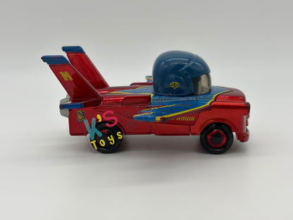 PRE-OWNED / LOOSE DISNEY PIXAR CARS 1:55 BY MATTEL - "HAWK MATER WITH METALLIC FINISH" EXCLUSIVE 2-PACKS TAKE FLIGHT - GOOD CONDITION