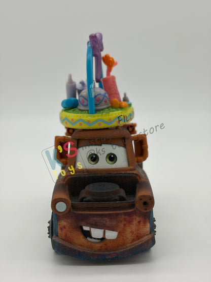 PRE-OWNED / LOOSE DISNEY PIXAR CARS - "EASTER MATER + EASTER BASKET" - EASTER SERIES - EXCELLENT CONDITION - READ DESCRIPTION!!!!!