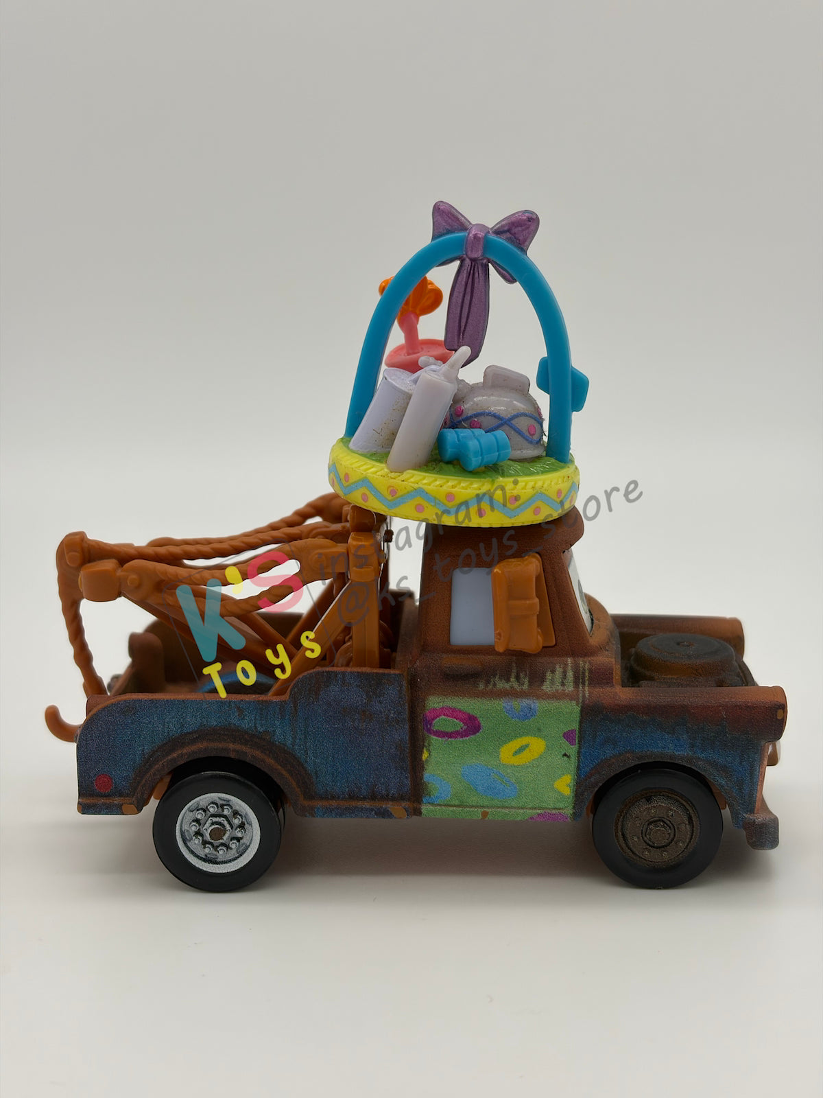 PRE-OWNED / LOOSE DISNEY PIXAR CARS - "EASTER MATER + EASTER BASKET" - EASTER SERIES - EXCELLENT CONDITION - READ DESCRIPTION!!!!!