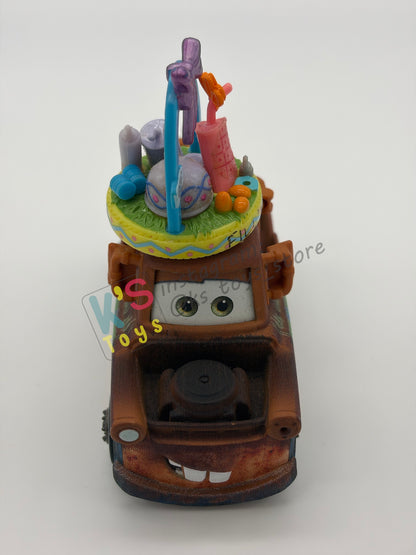 PRE-OWNED / LOOSE DISNEY PIXAR CARS - "EASTER MATER + EASTER BASKET" - EASTER SERIES - EXCELLENT CONDITION - READ DESCRIPTION!!!!!