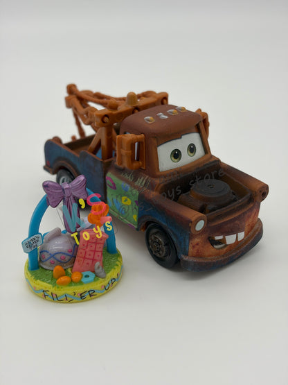 PRE-OWNED / LOOSE DISNEY PIXAR CARS - "EASTER MATER + EASTER BASKET" - EASTER SERIES - EXCELLENT CONDITION - READ DESCRIPTION!!!!!