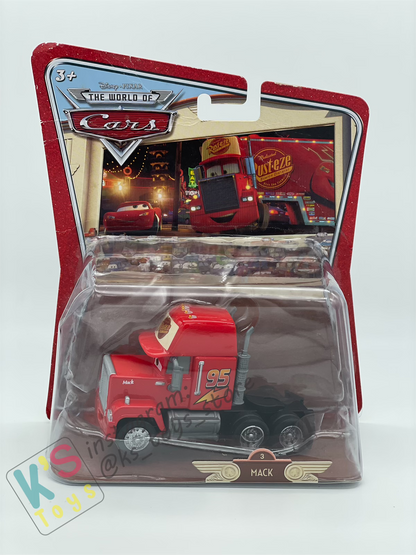 DELUXE DISNEY PIXAR CARS "MACK SEMI" FIRST RELEASED, THE WORLD OF CARS - BNIP