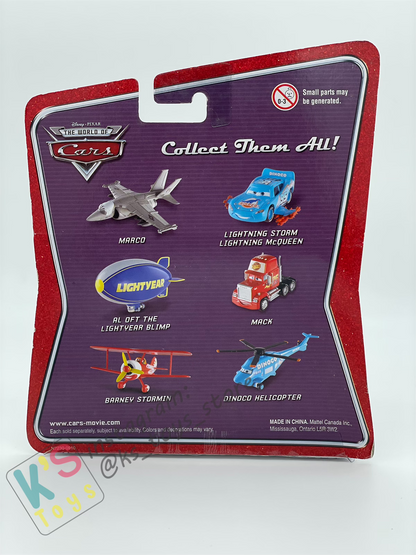 DELUXE DISNEY PIXAR CARS "DINOCO HELICOPTER" MEGASIZE and FIRST RELEASED, THE WORLD OF CARS - BNIP