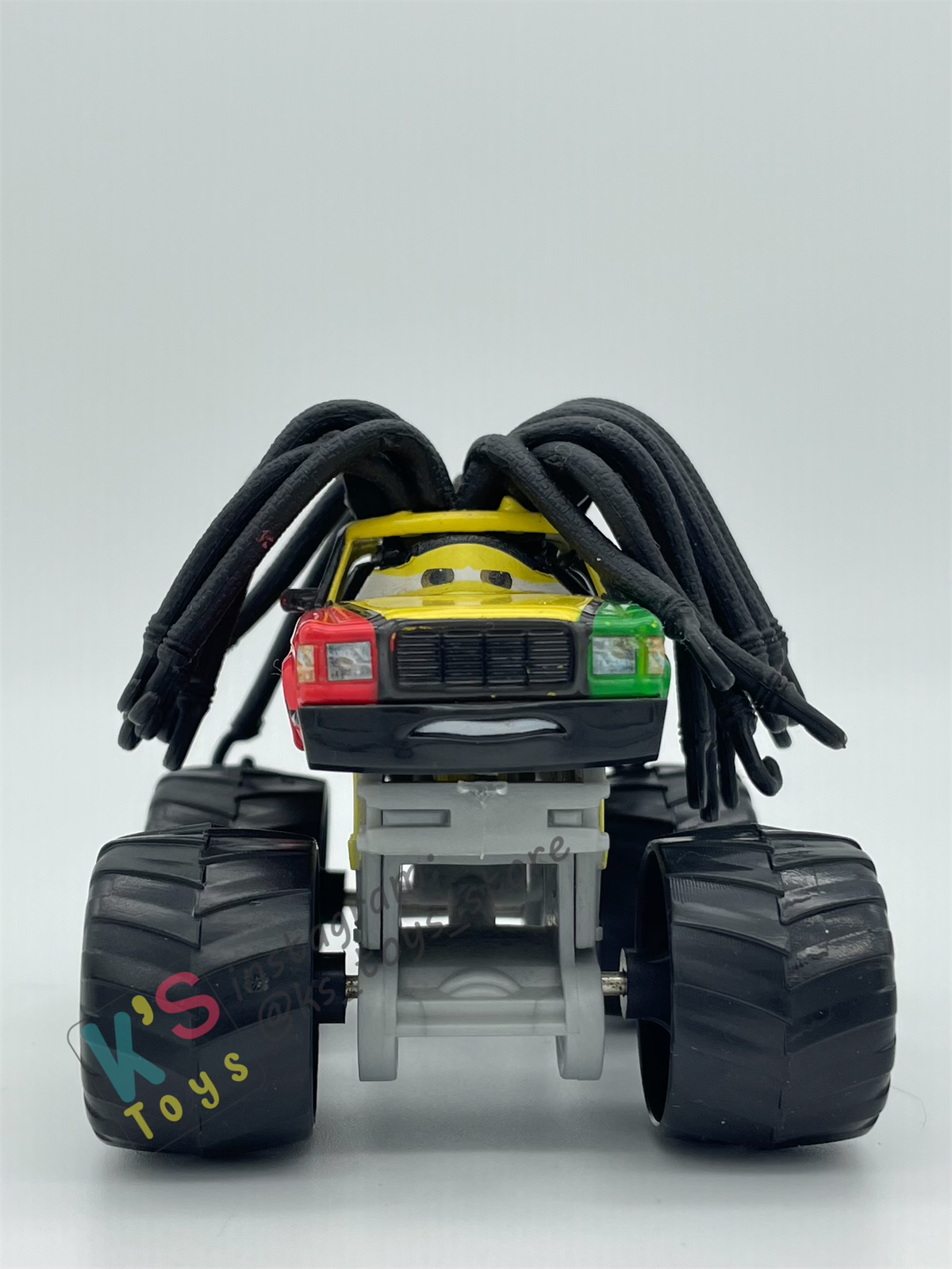 PRE-OWNED / LOOSE DISNEY PIXAR CARS - "RASTA CARIAN" - MONSTER TRUCK MATER SERIES - DISPLAYED CONDITION