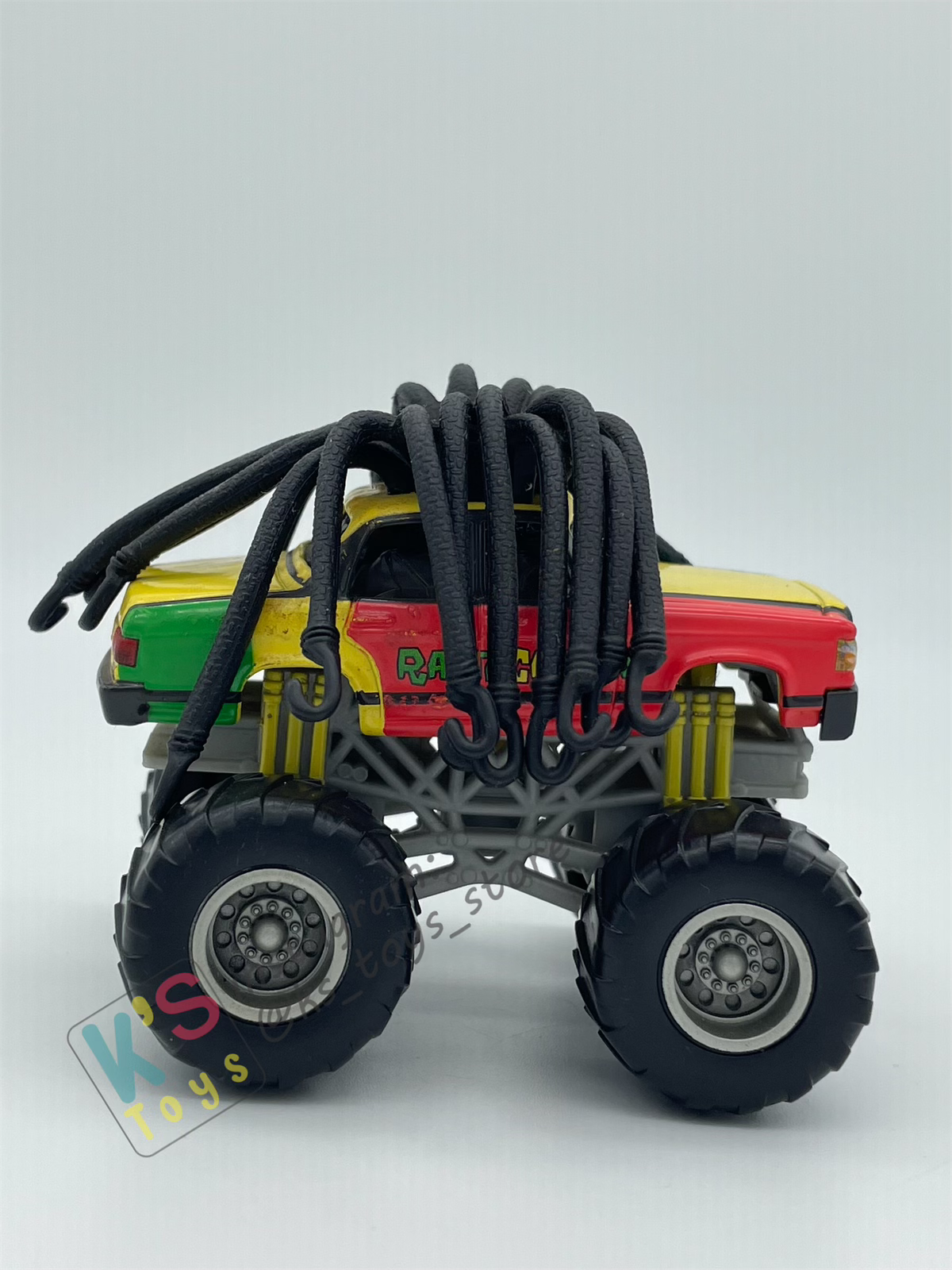 PRE-OWNED / LOOSE DISNEY PIXAR CARS - "RASTA CARIAN" - MONSTER TRUCK MATER SERIES - DISPLAYED CONDITION