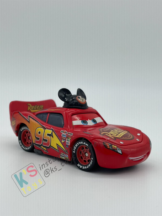 PRE-OWNED / LOOSE DISNEY PIXAR CARS - "LIGHTNING MCQUEEN AS MICKEY - DISNEY PARKS EXCLUSIVE - MINT CONDITION