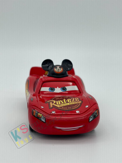 PRE-OWNED / LOOSE DISNEY PIXAR CARS - "LIGHTNING MCQUEEN AS MICKEY - DISNEY PARKS EXCLUSIVE - MINT CONDITION