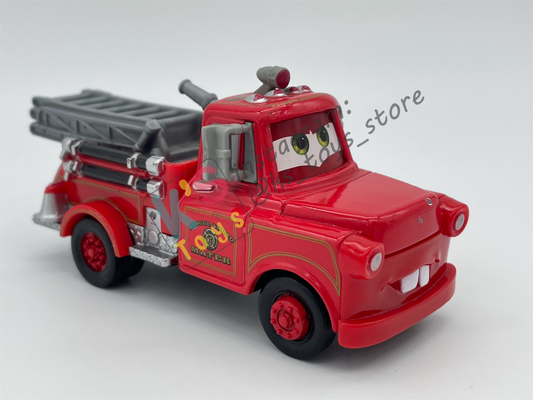 PRE-OWNED / LOOSE DISNEY PIXAR CARS - "RESCUE SQUAD MATER" - RESCUE SQUAD MATER SERIES - GOOD CONDITION READ DESCRIPTION!!