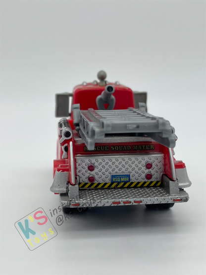 PRE-OWNED / LOOSE DISNEY PIXAR CARS - "RESCUE SQUAD MATER" - RESCUE SQUAD MATER SERIES - GOOD CONDITION READ DESCRIPTION!!