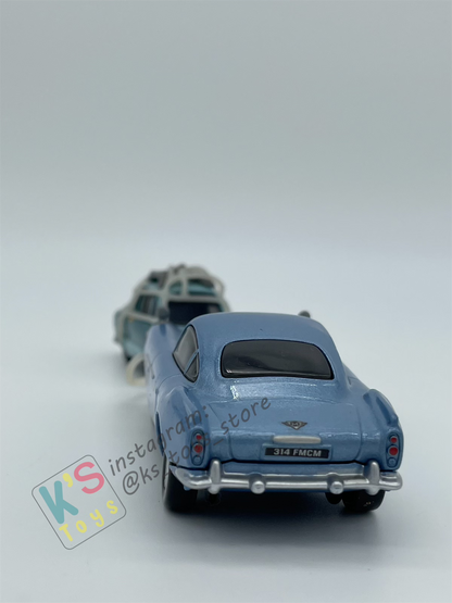 PRE-OWNED / LOOSE DISNEY PIXAR CARS - "CAPTURED PROFESSOR Z AND FINN MCMISSILE" LONDON RESCUE SERIES FROM 12-PACK GIFT SET - MINT CONDITION