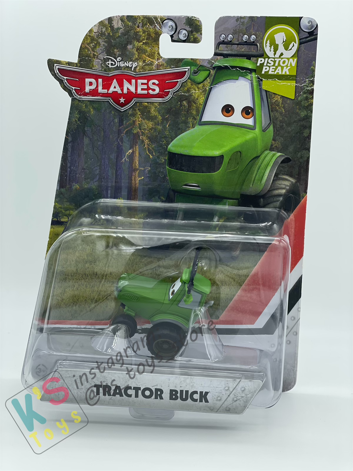 DELUXE DISNEY PLANES BY MATTEL, TRACTOR BUCK - PISTON PEAK - BNIP