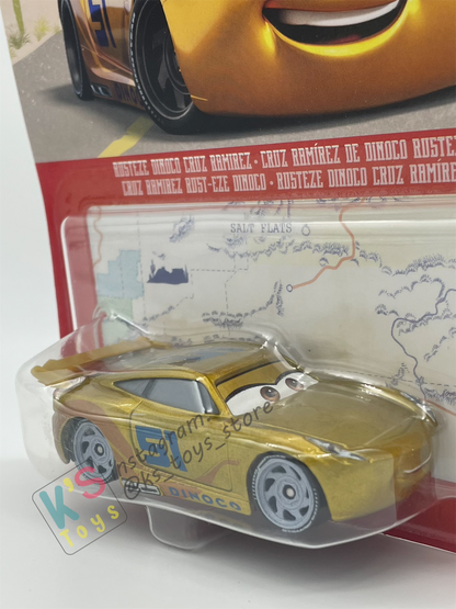 DISNEY PIXAR CARS BY MATTEL, RUSTEZE DINOCO CRUZ RAMIREZ - 2022 RE-RELEASED - BNIP