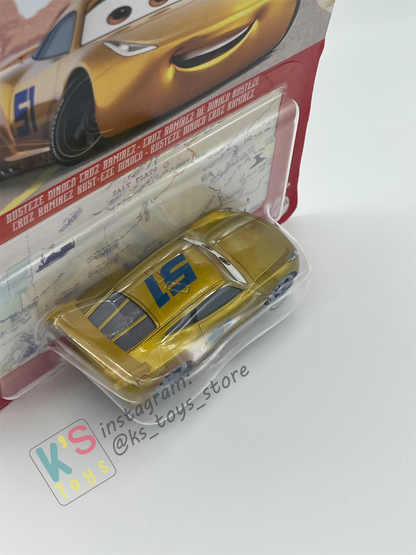 DISNEY PIXAR CARS BY MATTEL, RUSTEZE DINOCO CRUZ RAMIREZ - 2022 RE-RELEASED - BNIP