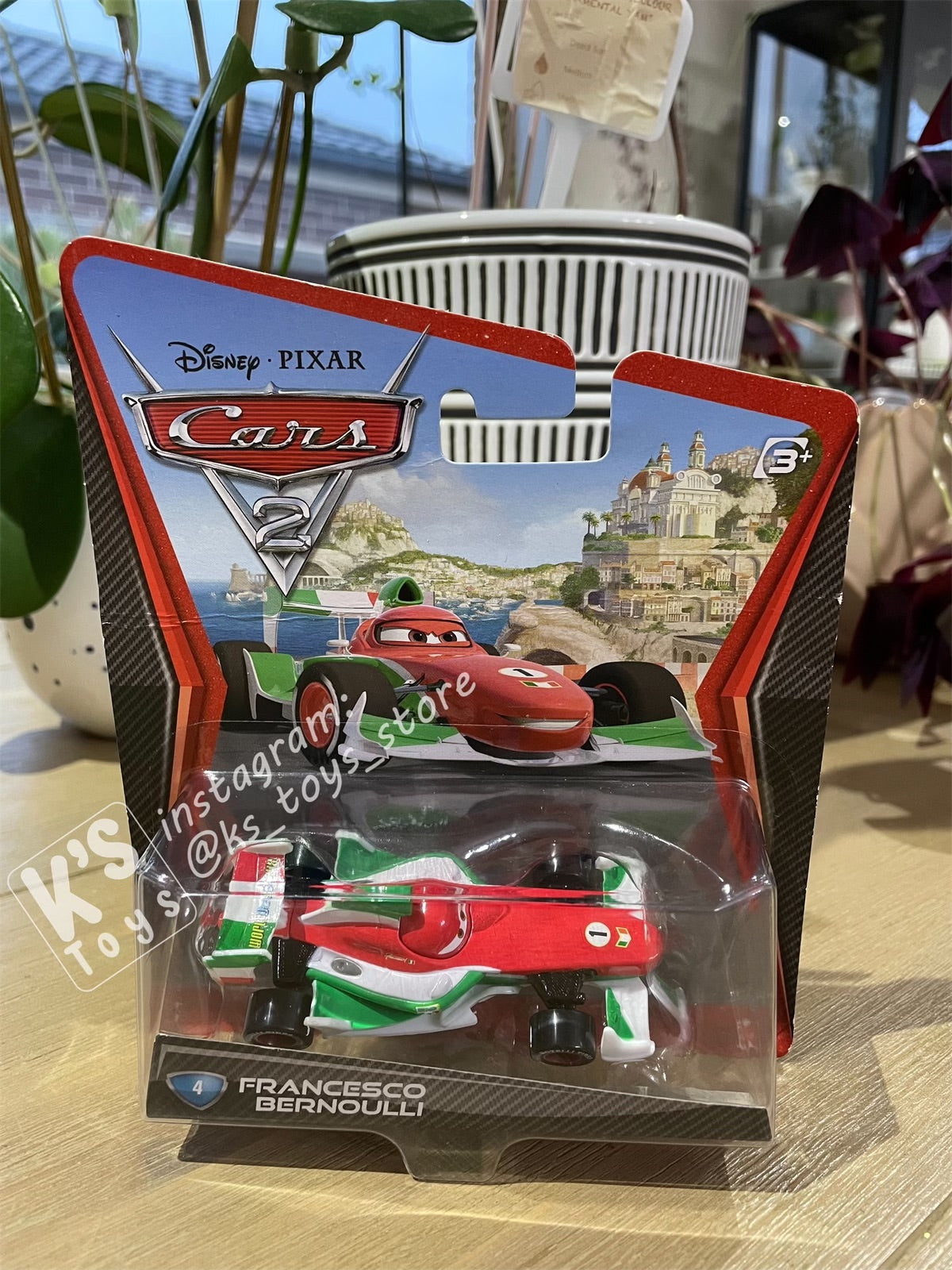 DISNEY PIXAR CARS BY MATTEL, CARS 2 FRANCESCO BERNOULLI #4 - BNIP