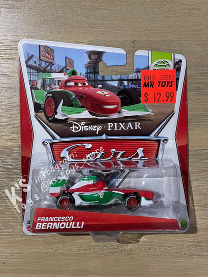 DISNEY PIXAR CARS BY MATTEL, FRANCESCO BERNOULLI - WGP SERIES - BNIP