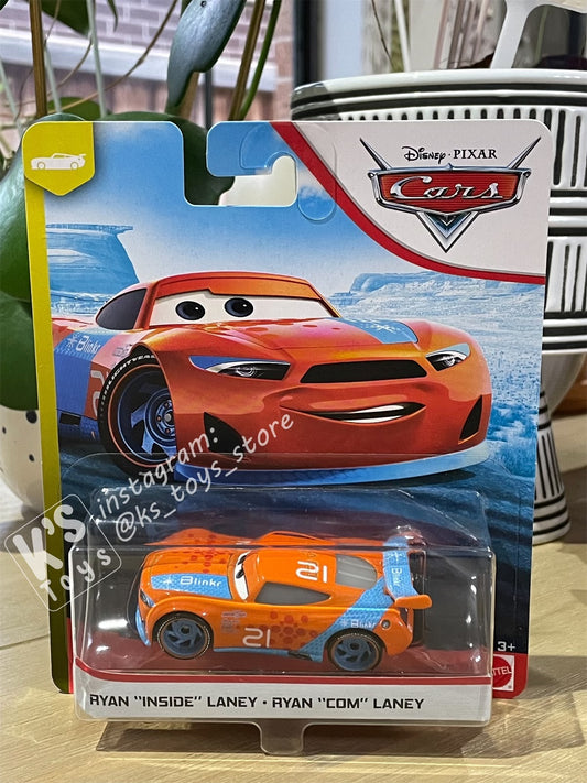 DISNEY PIXAR CARS "RYAN “INSIDE” LANEY” NEXT-GEN PISTON CUP RACERS - BNIP