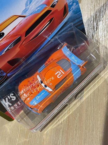 DISNEY PIXAR CARS "RYAN “INSIDE” LANEY” NEXT-GEN PISTON CUP RACERS - BNIP