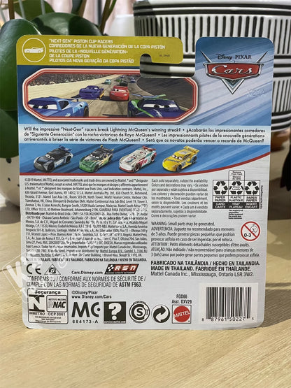 DISNEY PIXAR CARS "RYAN “INSIDE” LANEY” NEXT-GEN PISTON CUP RACERS - BNIP