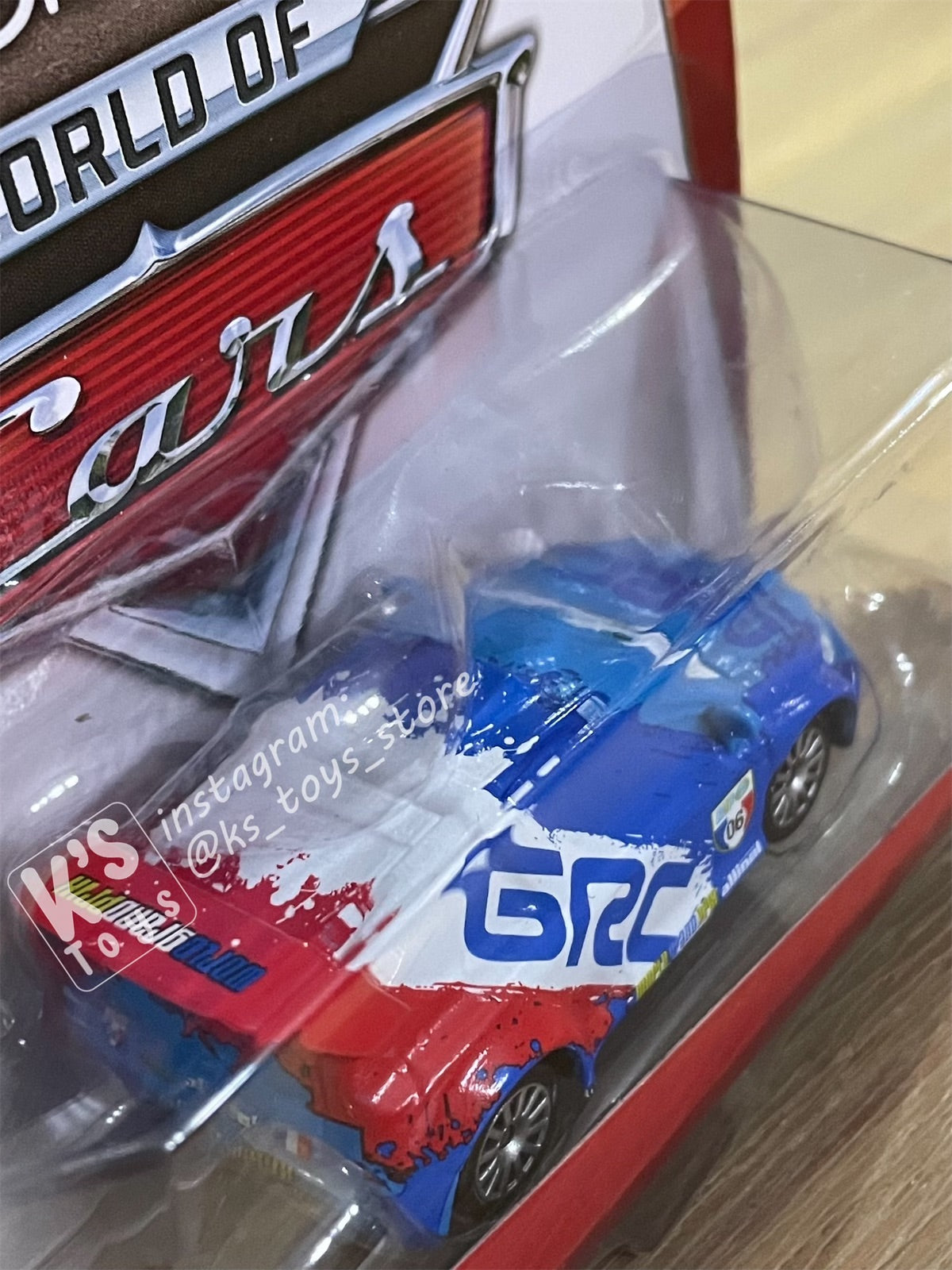 DISNEY PIXAR CARS "RAOUL CAROULE" WGP SERIES- BNIP