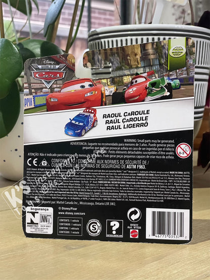 DISNEY PIXAR CARS "RAOUL CAROULE" WGP SERIES- BNIP
