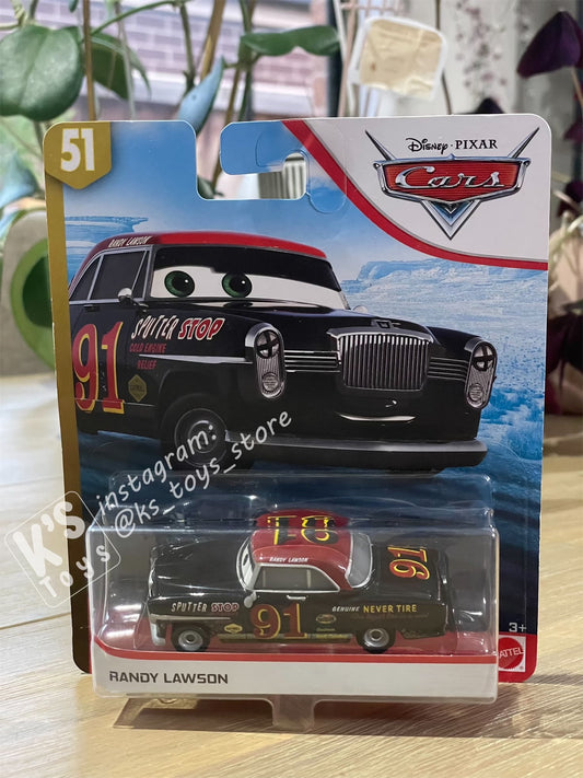 DISNEY PIXAR CARS "RANDY LAWSON" DOC'S RACING - BNIP