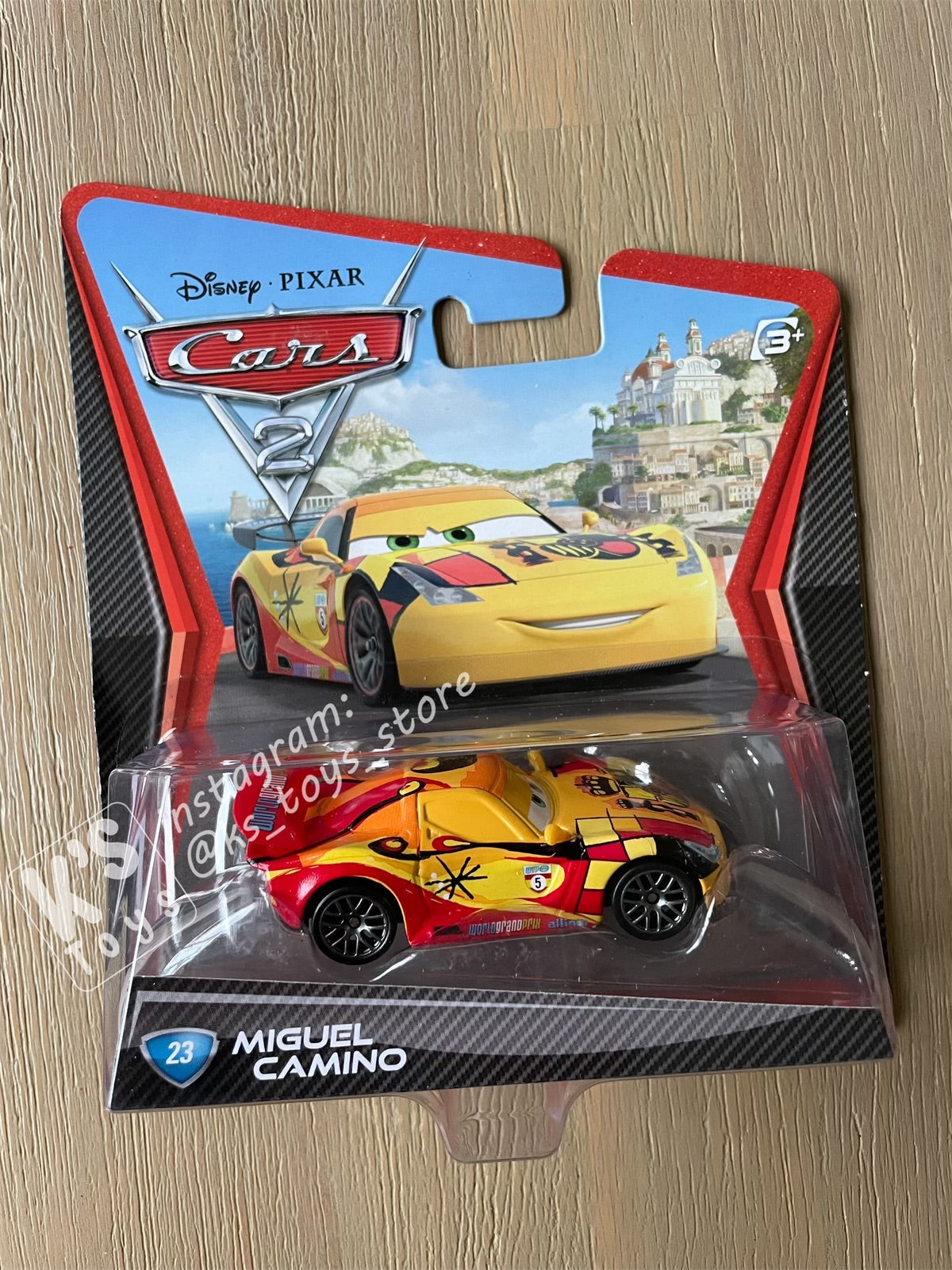 DISNEY PIXAR CARS BY MATTEL, CARS 2 MIGUEL CAMINO - BNIP