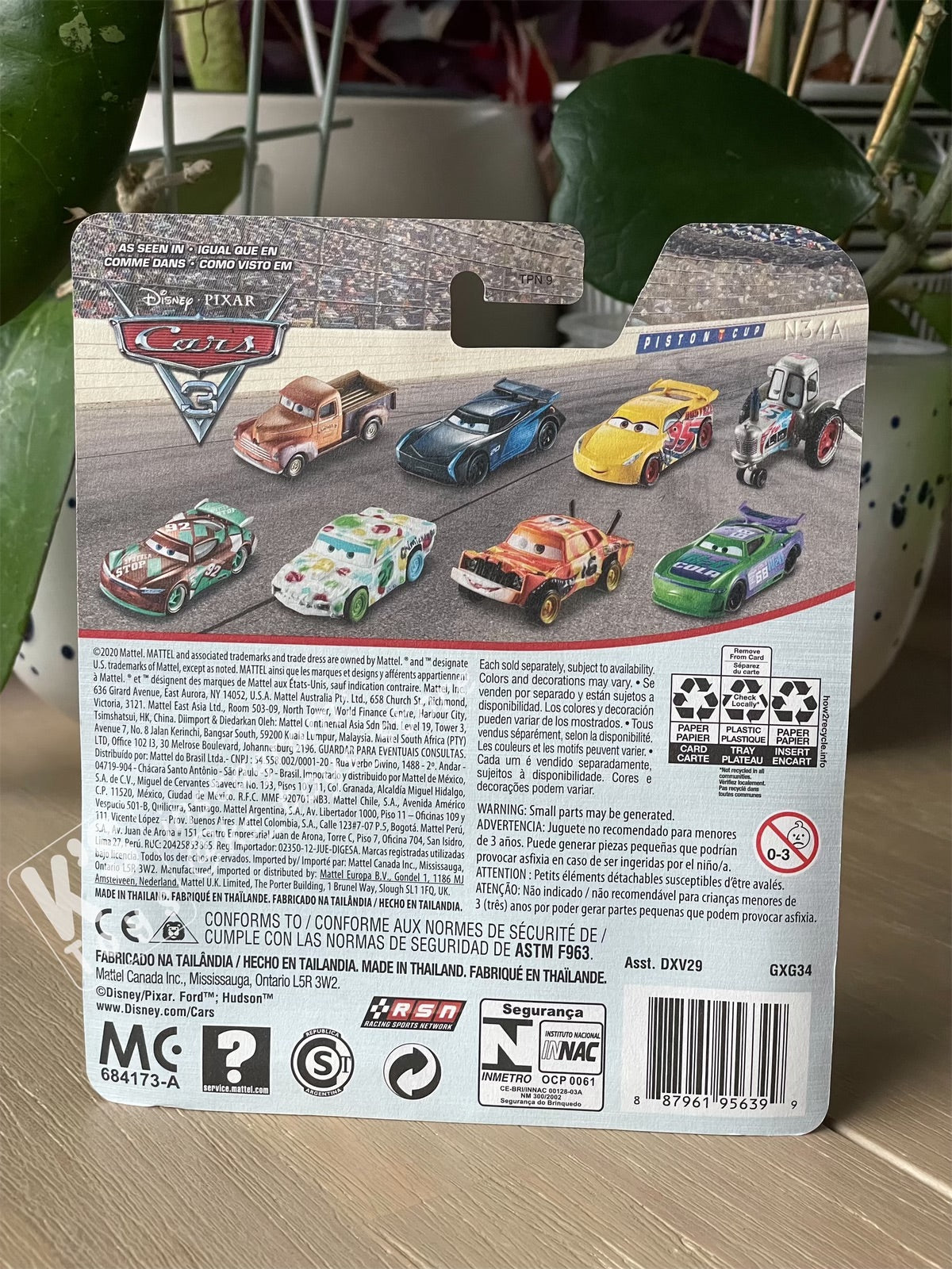 DISNEY PIXAR CARS “HOTROD JUNIOR MOON" 2020 RE-RELEASED - BNIP