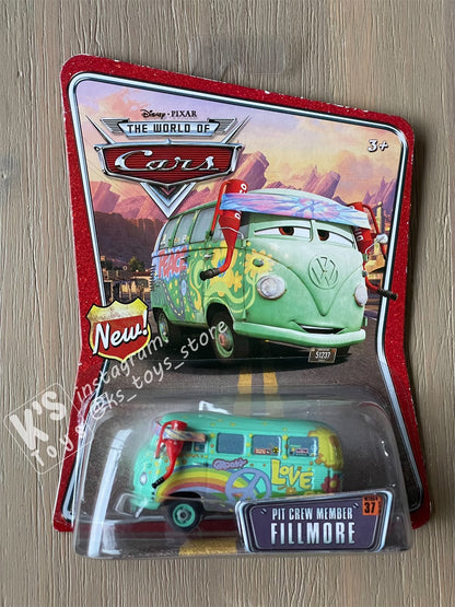 DISNEY PIXAR CARS BY MATTEL, PIT CREW MEMBER FILLMORE #37 - BNIP