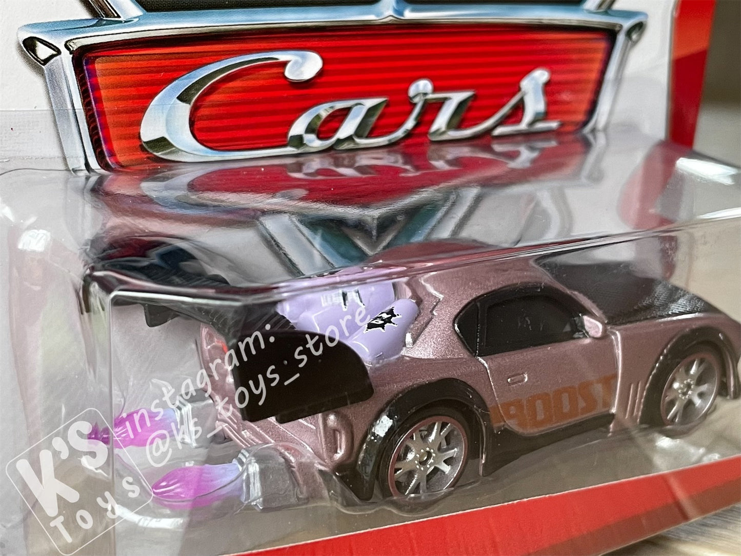 Disney Pixar Cars by MATTEL, BOOST WITH FLAMES - TUNERS SERIES - BNIP