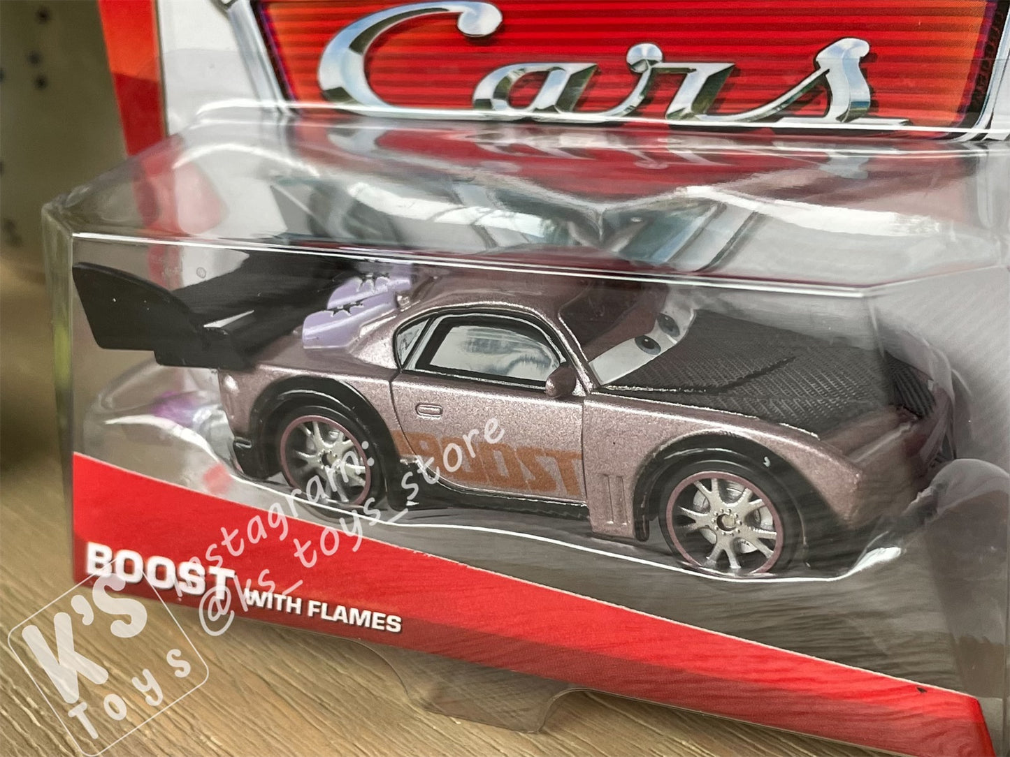 Disney Pixar Cars by MATTEL, BOOST WITH FLAMES - TUNERS SERIES - BNIP