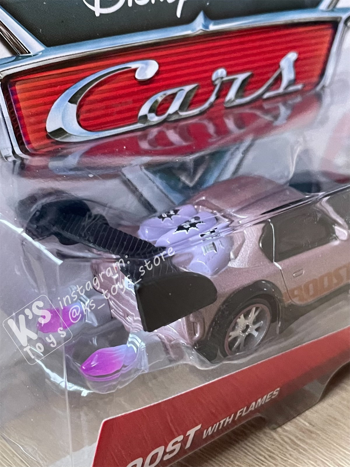 Disney Pixar Cars by MATTEL, BOOST WITH FLAMES - TUNERS SERIES - BNIP