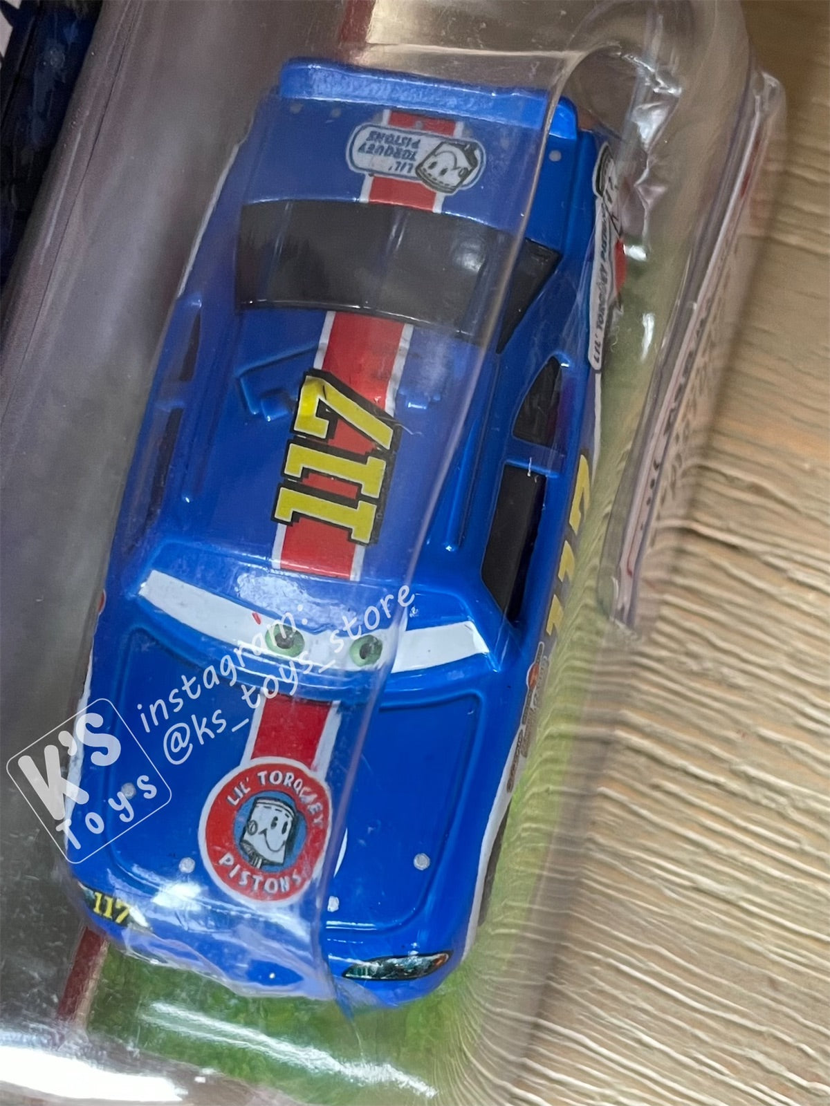 DISNEY PIXAR CARS "LIL’ TORQUEY PISTONS #117" SYNTHETIC RUBBER TIRES - BNIP