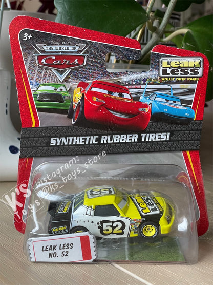 DISNEY PIXAR CARS "LEAK LESS #52" SYNTHETIC RUBBER TIRES - BNIP