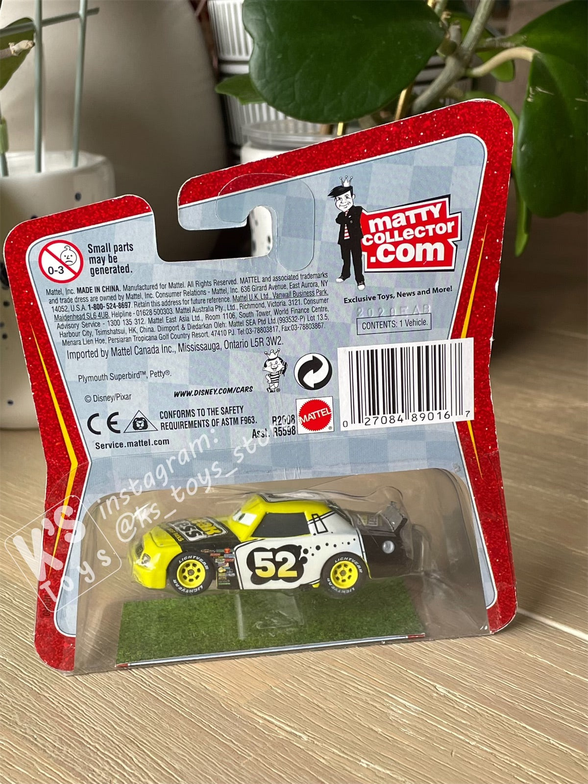 DISNEY PIXAR CARS "LEAK LESS #52" SYNTHETIC RUBBER TIRES - BNIP