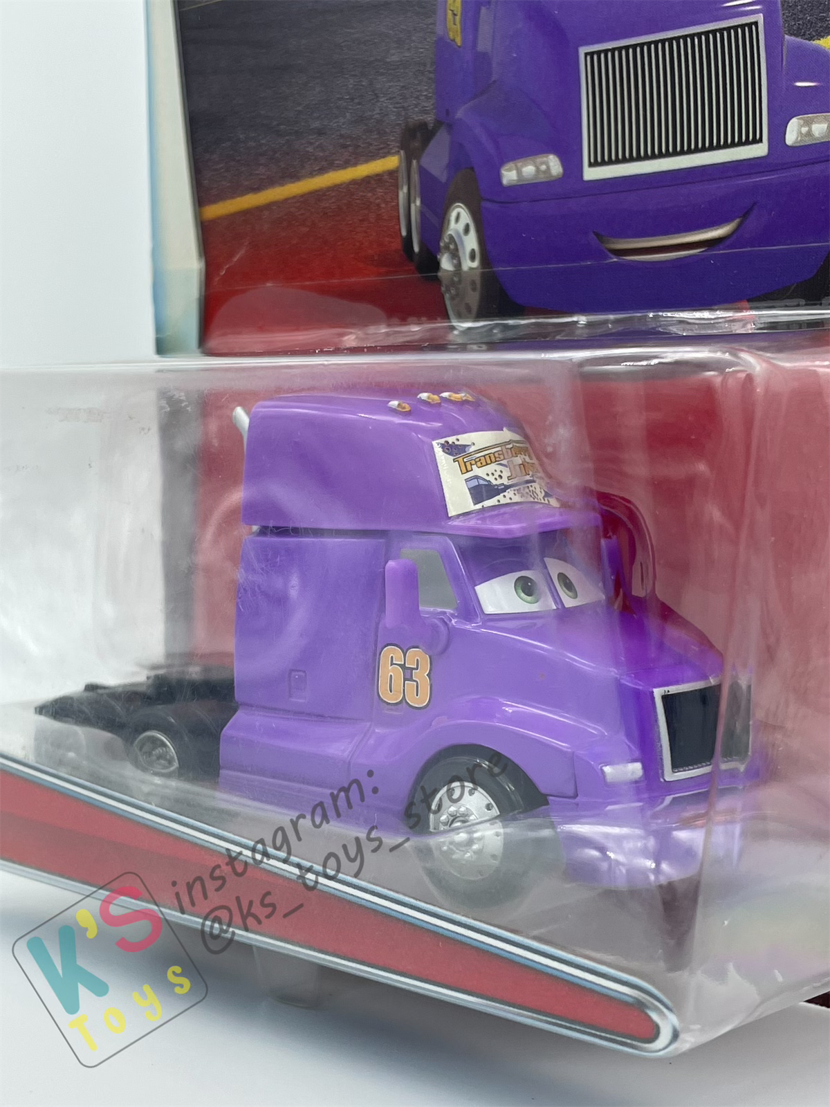 DELUXE DISNEY PIXAR CARS BY MATTEL "TRANSBERRY JUICE CAB" PISTON CUP PIT CREW - BNIP