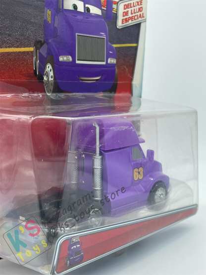 DELUXE DISNEY PIXAR CARS BY MATTEL "TRANSBERRY JUICE CAB" PISTON CUP PIT CREW - BNIP