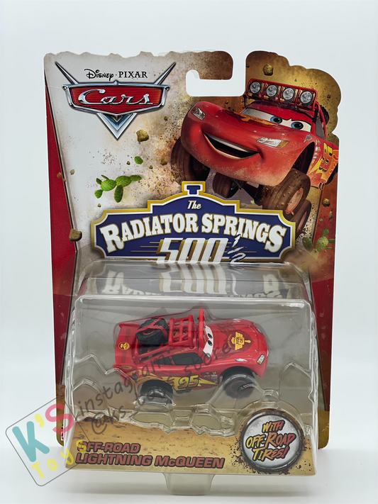 DELUXE DISNEY PIXAR CARS "OFF-ROAD LIGHTNING MCQUEEN" - RADIATOR SPRINGS 500 OFF ROAD - BNIP