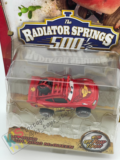 DELUXE DISNEY PIXAR CARS "OFF-ROAD LIGHTNING MCQUEEN" - RADIATOR SPRINGS 500 OFF ROAD - BNIP
